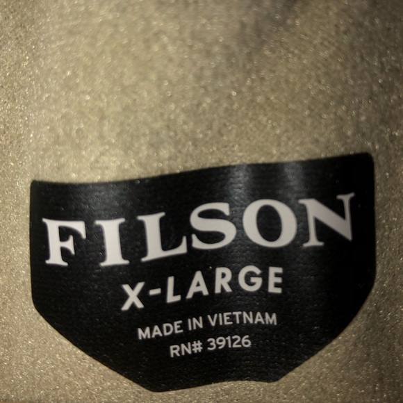 Filson men’s Trapper Creek Fleece Pullover XL Lichen Polartec Performance - Picture 4 of 13